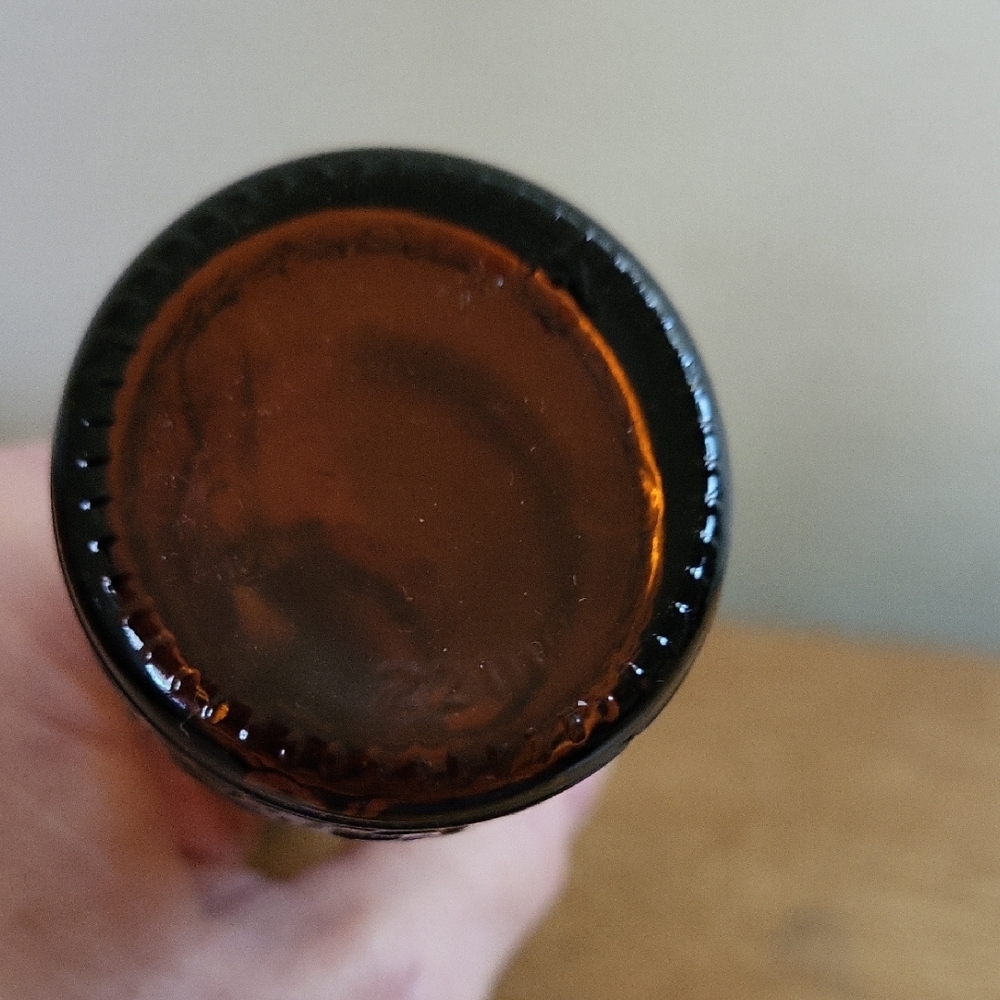 Mrs Butterworth mini syrup Amber Glass Bottle with Metal Cap - Vintage - Picture 7 of 12